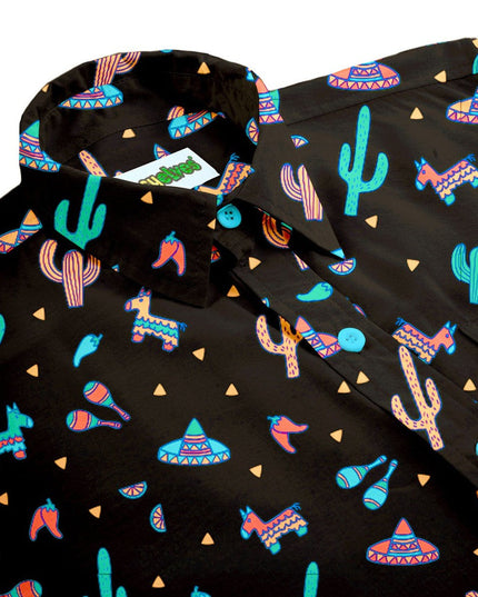 Men's Midnight Fiesta Hawaiian Shirt