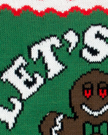 Let's Get Baked Gingerbread Ugly Christmas Sweater