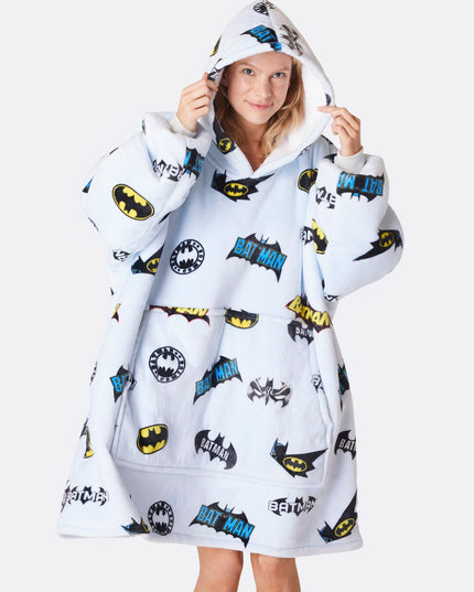 Light Blue Batman Hoodie