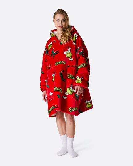 Grinch Red HappyHoodie
