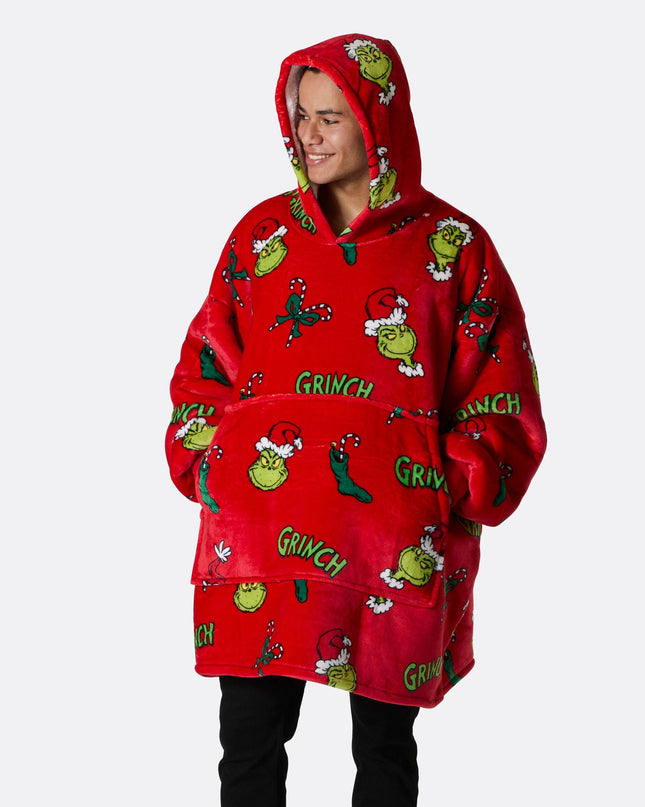 Grinch Red HappyHoodie