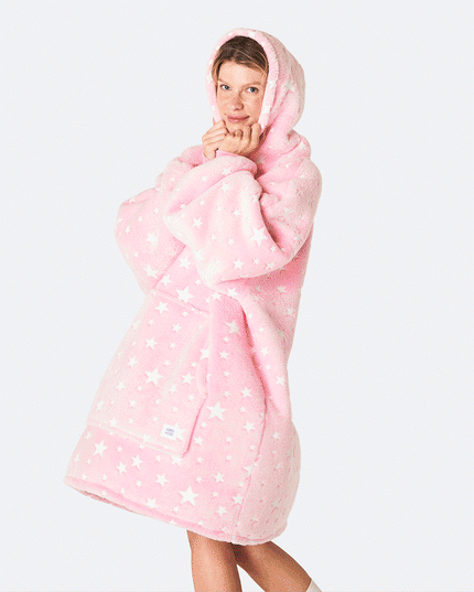 HappyHoodie Pink Stars for Easter for Men and Women