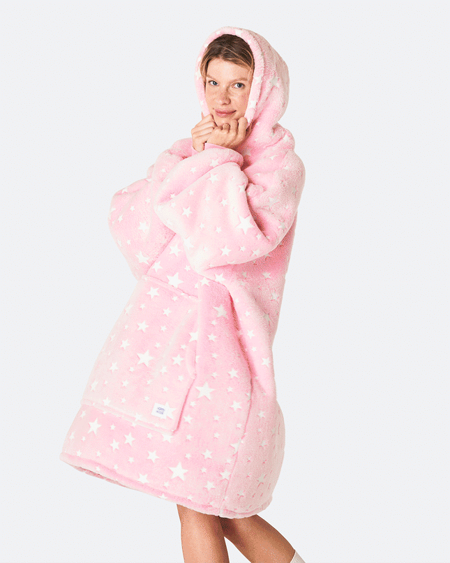 HappyHoodie Pink Stars for Easter for Men and Women