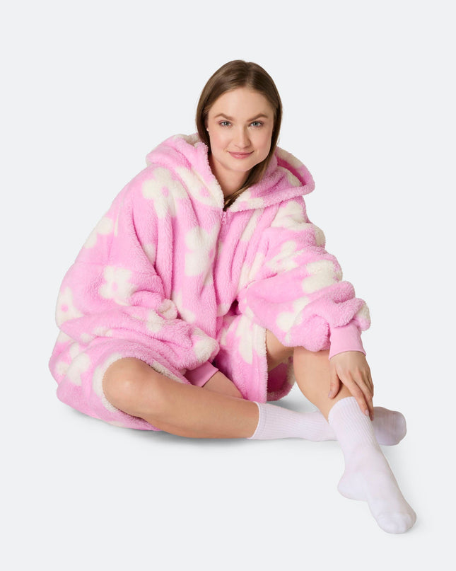 HappyHoodie Pink Teddy for Men and Women