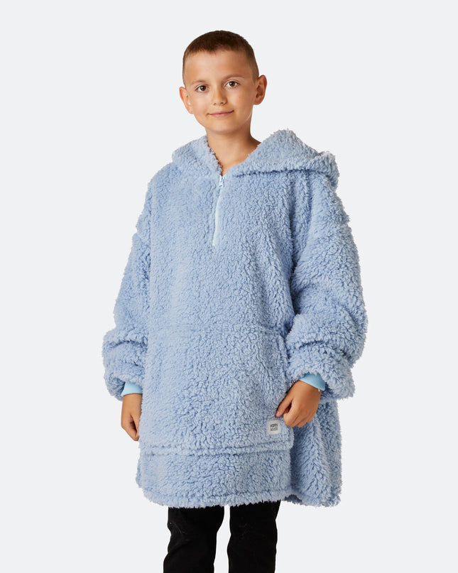 Kids' Blue Sherpa HappyHoodie