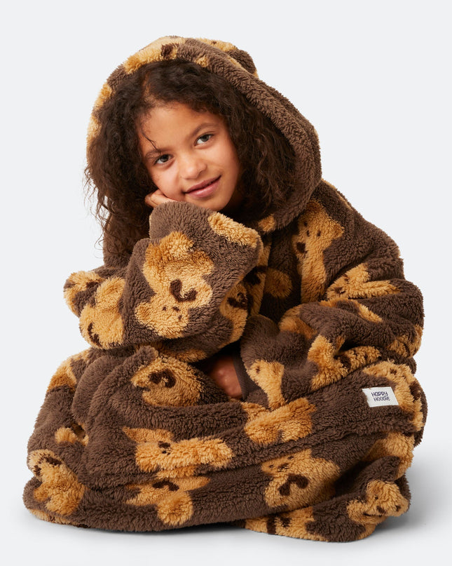 Dark Teddy HappyHoodie for Kids
