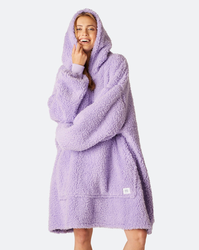 Purple Sherpa HappyHoodie
