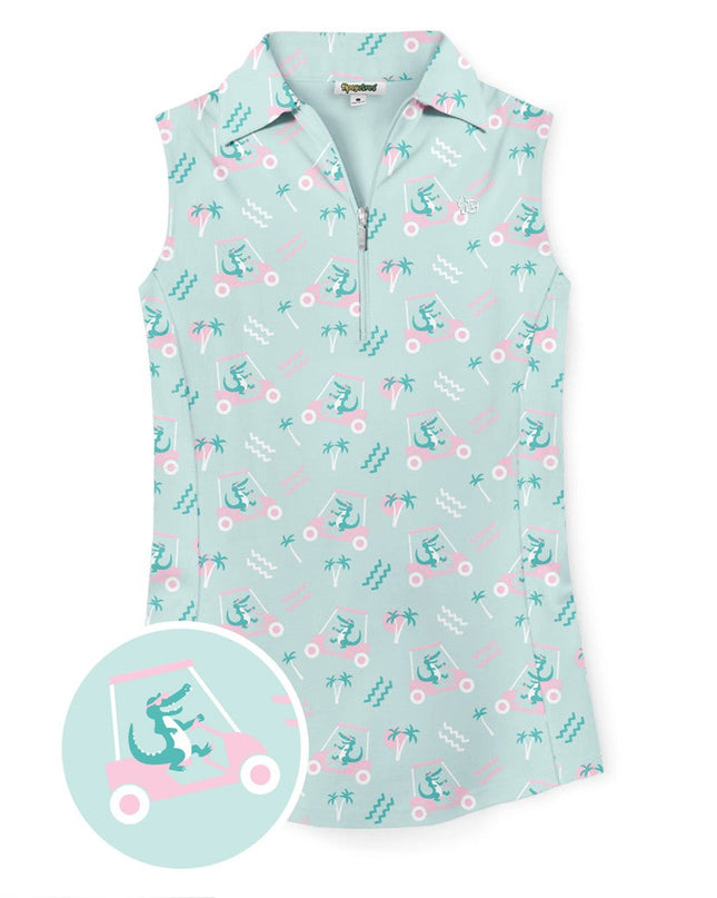 Women's Golf Cart Gator Golf Polo