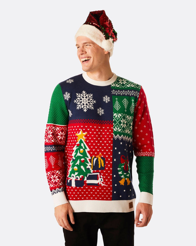 Men's Retro Christmas Sweater