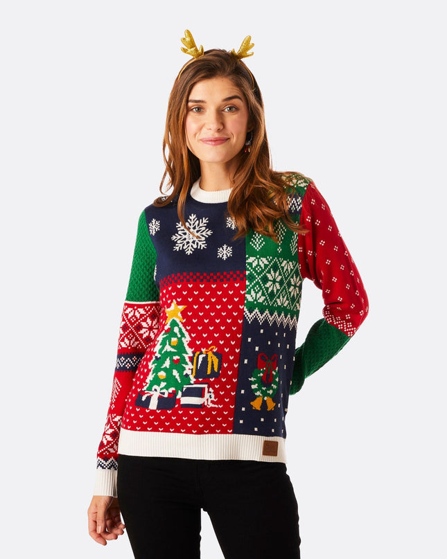 Women's Retro Christmas Sweater