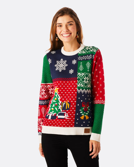 Women's Retro Christmas Sweater