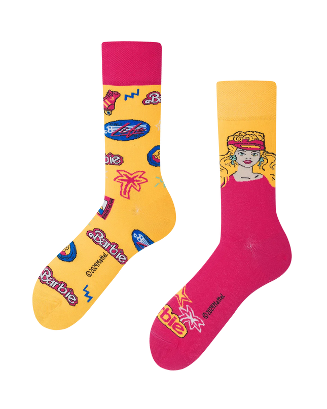 Many Mornings Socks - Barbie 90's Style | Tags: Christmas Socks