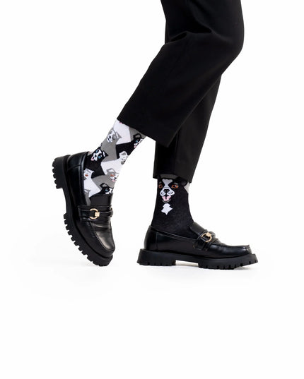 Many Mornings Socks - Black Dog Design