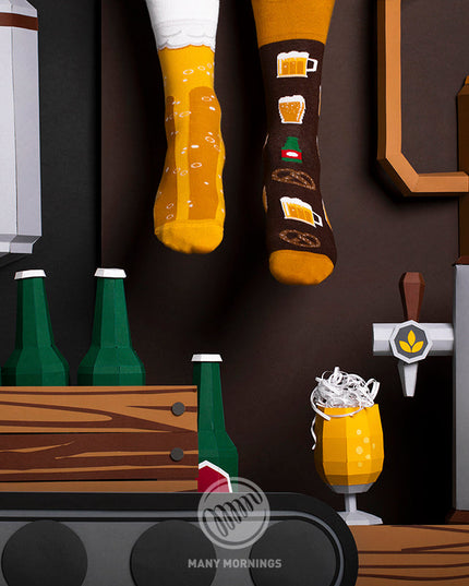 Craft Beer Fun Socks Collection by Many Mornings