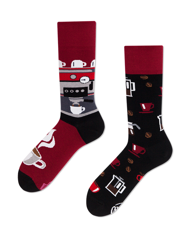 Dark Espresso Fun Socks Collection by Many Mornings