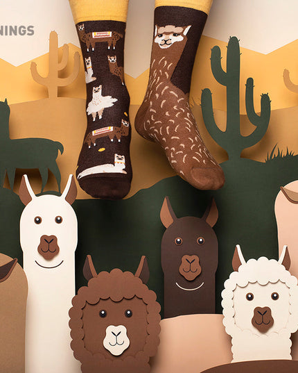 Many Mornings Zokni - Fluffy Alpaca Fun Socks Collection