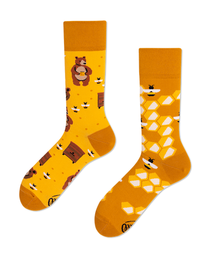 Limited Edition Honey Bear Fun Socks