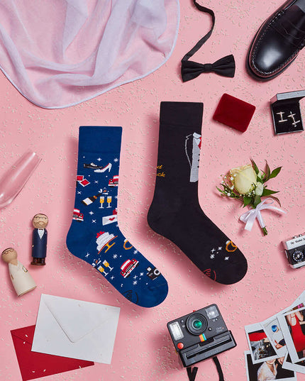 Just Married Fun Socks by Many Mornings