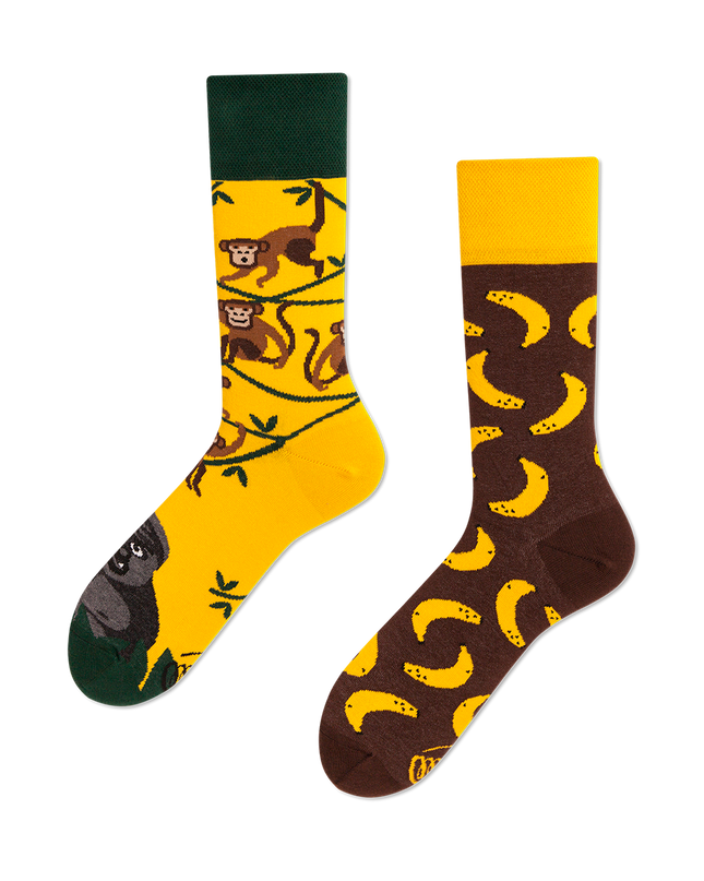 Monkey Business Fun Socks Collection by Many Mornings