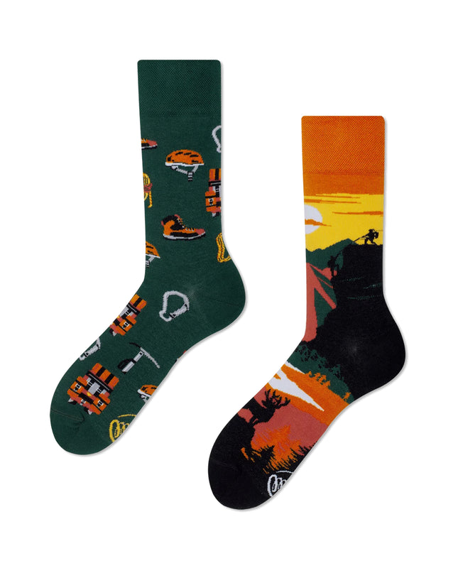 Many Mornings Mountain Time Socks