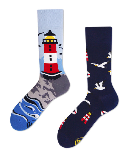 Nordic Lighthouse Fun Socks for All Ages