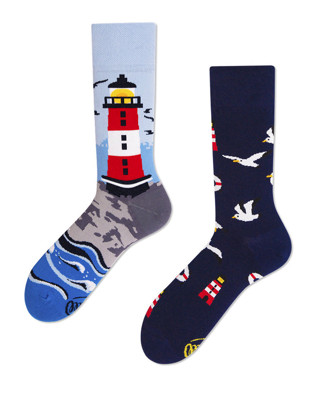 Nordic Lighthouse Fun Socks for All Ages