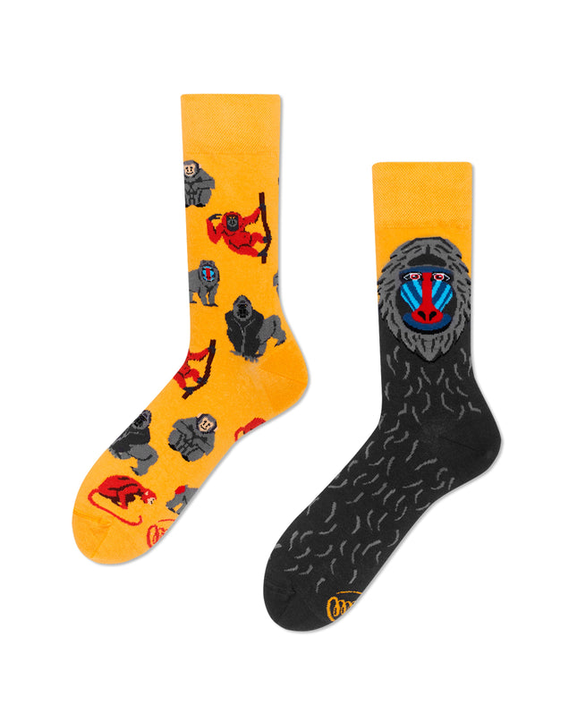 Baboon Fun Socks for Kids and Adults