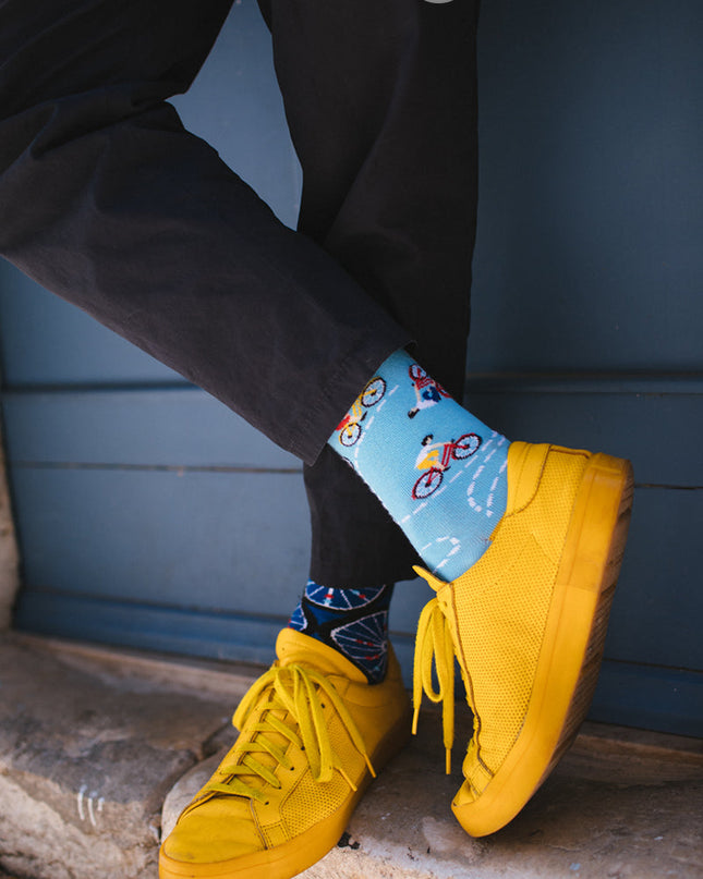 Bicycle Fun Socks Collection by Many Mornings