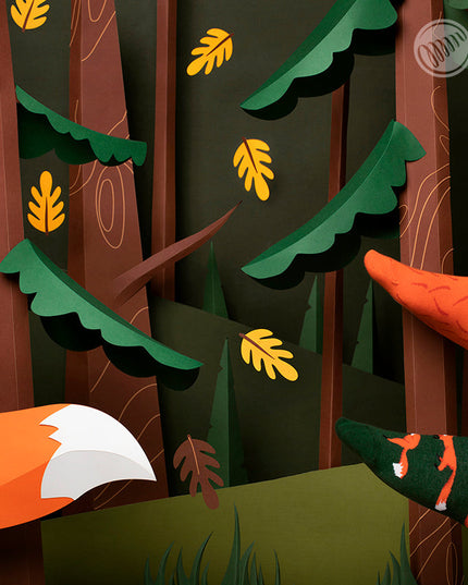 The Red Fox Fun Socks Collection by Many Mornings