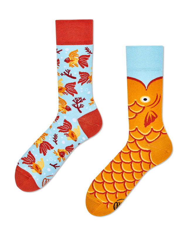 Many Mornings Zokni - The Wish Fish Fun Socks for Everyone