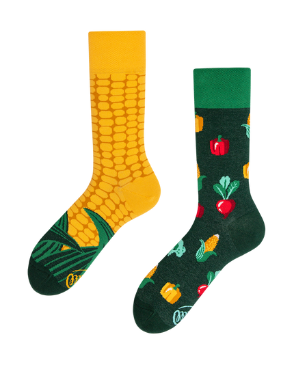 Many Mornings Zokni - Veggie Mix Fun Socks - Limited Edition