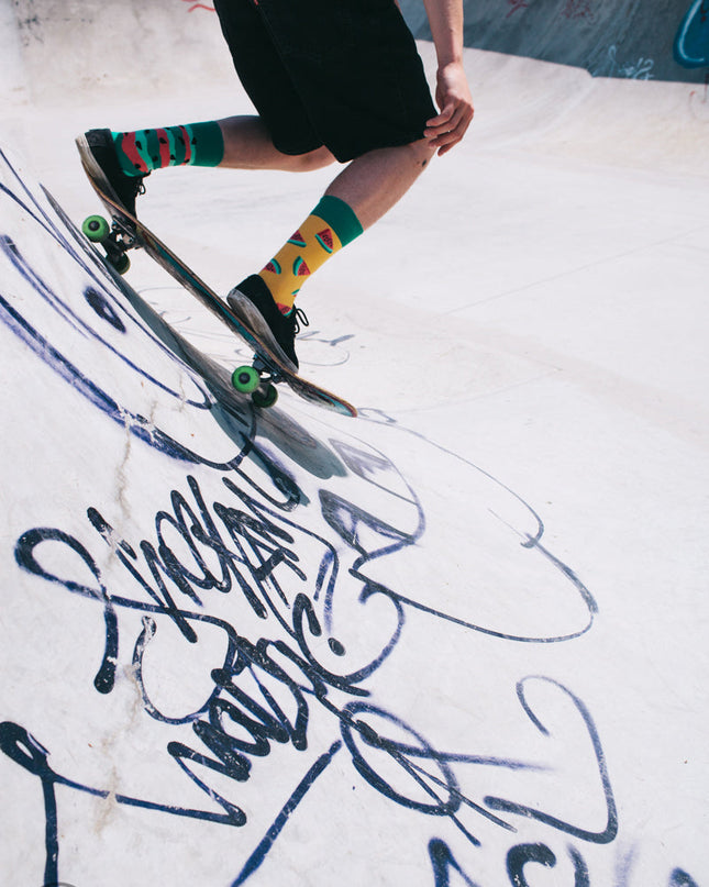Watermelon Splash Fun Socks for Everyone