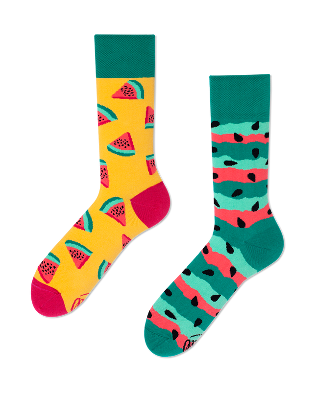 Watermelon Splash Fun Socks for Everyone