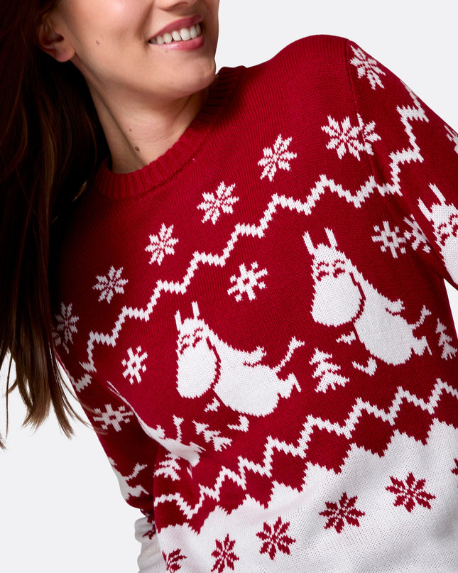 Moomin Christmas Sweater for Women - Classic Holiday Look