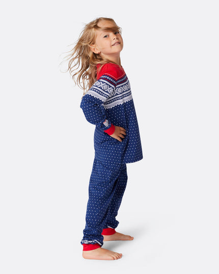 Marius Blue Christmas Pajamas for Kids