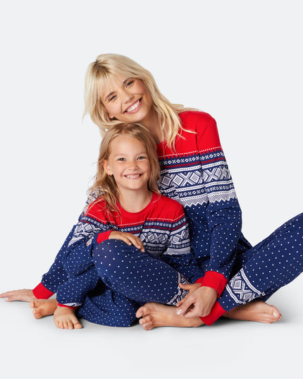 Marius Blue Family Christmas Pajama Set