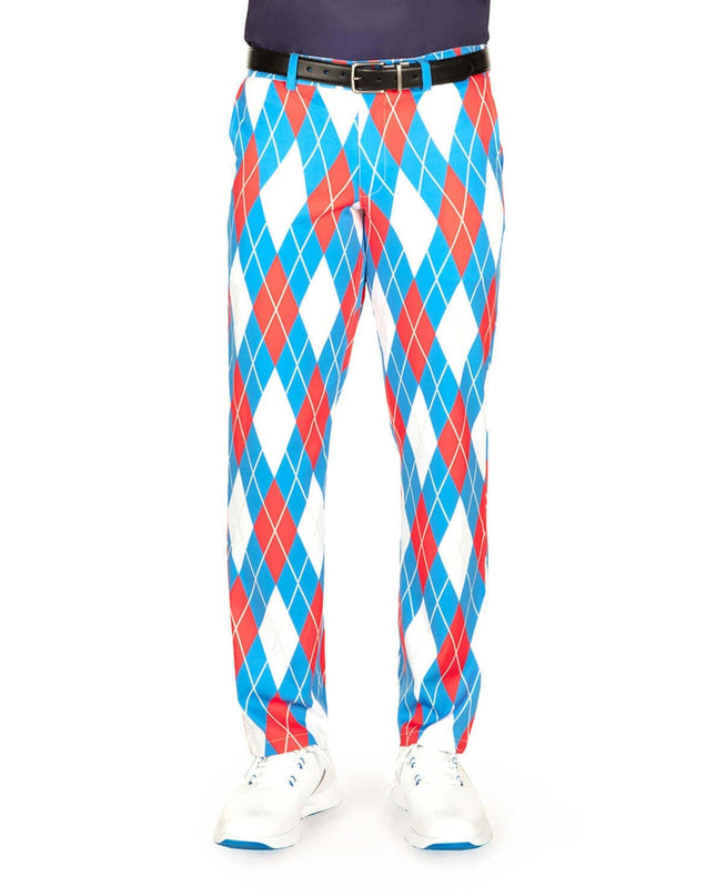 Men's American Argyle Disc Golf Pants