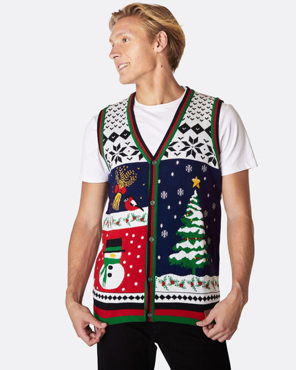 Men's Christmas Waistcoat for Classic Holiday Style