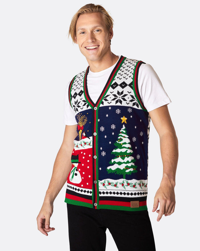 Men's Christmas Waistcoat