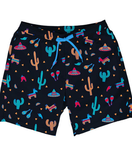 Midnight Fiesta Stretch Swim Trunks - 7.5" Inseam