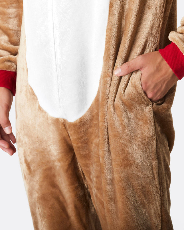 Men's Reindeer Christmas Onesie