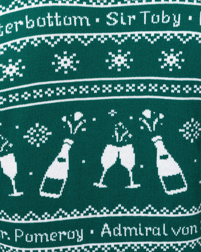 Men's The 90th Birthday Green Christmas Sweater