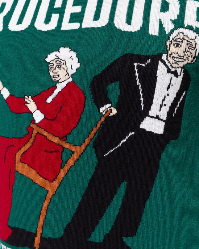 Men's The 90th Birthday Green Christmas Sweater