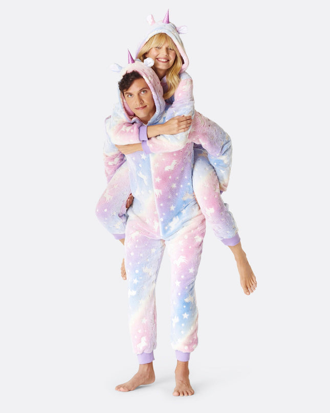 Men's Glow-in-the-Dark Unicorn Onesie