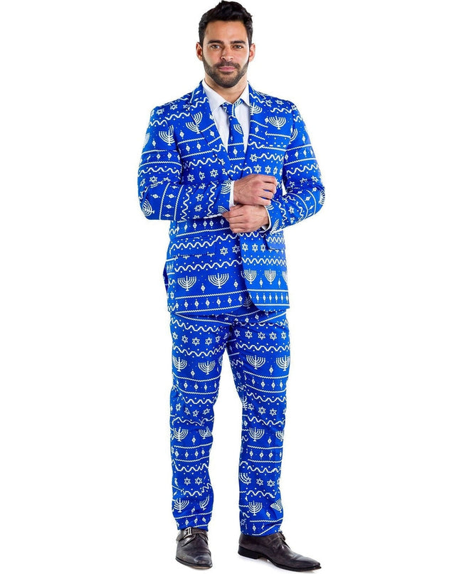 The Lit Menorah Blazer w/ Tie