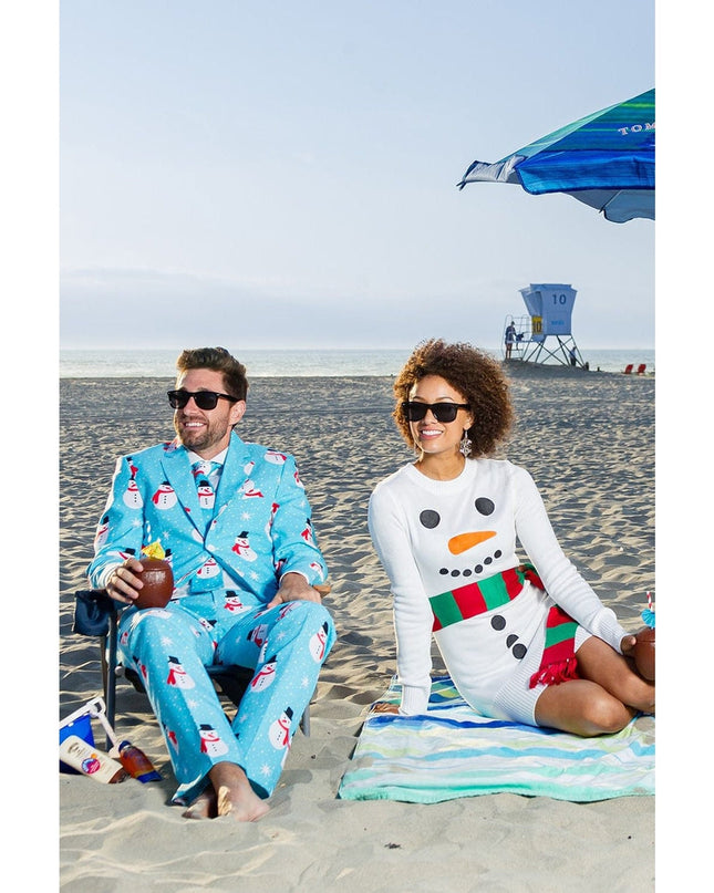 Men's Snowman is an Island Blazer w/ Tie