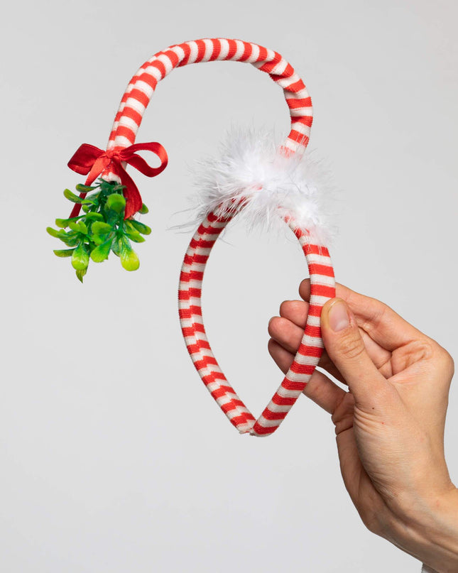 Christmas Mistletoe Headband - Festive Holiday Accessory