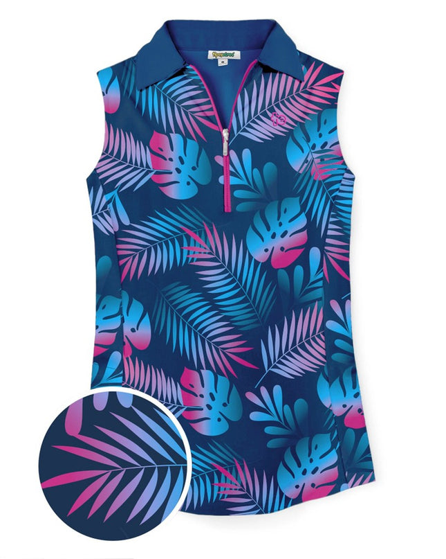 Women's Nighttime Tropics Golf Polo