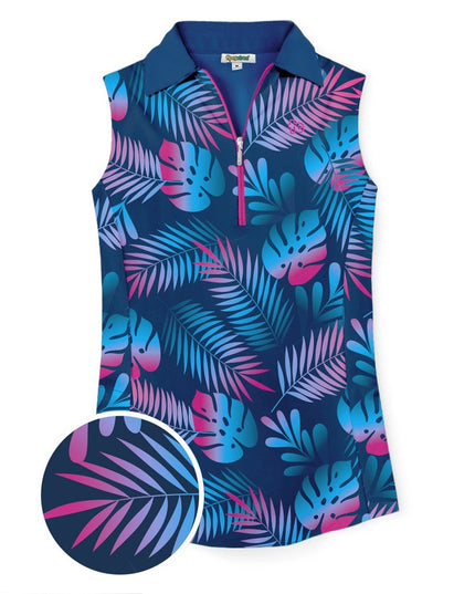 Women's Nighttime Tropics Polo Shirt