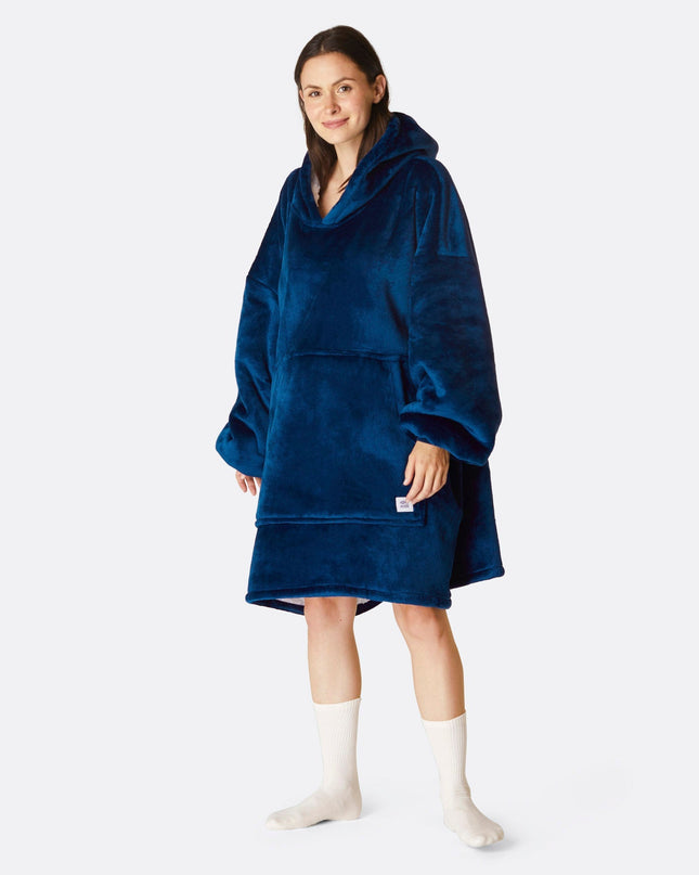HappyHoodie Navy for Adults - Solid Color Style